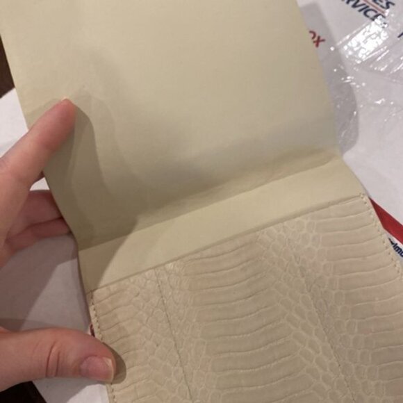 Saint Laurent Leather Envelope Pouch with Textured Leather - Picture 5 of 5